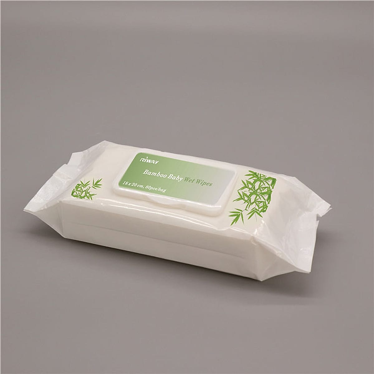 Riway Natural 100 Biodegradable Bamboo Baby Wet Wipes - OEM/ODM