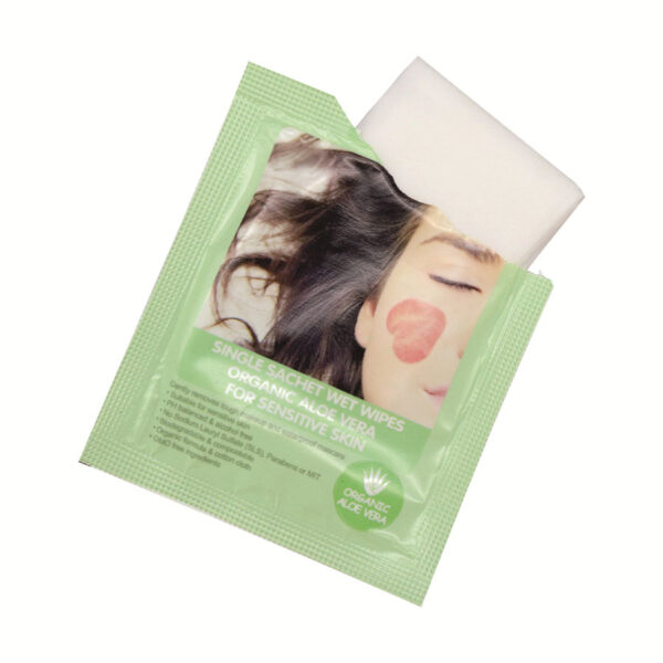 Organic Aloe Vera Wet Wipes for Sensitive Skin