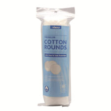 Premium stitched lint-free cotton pads rounds