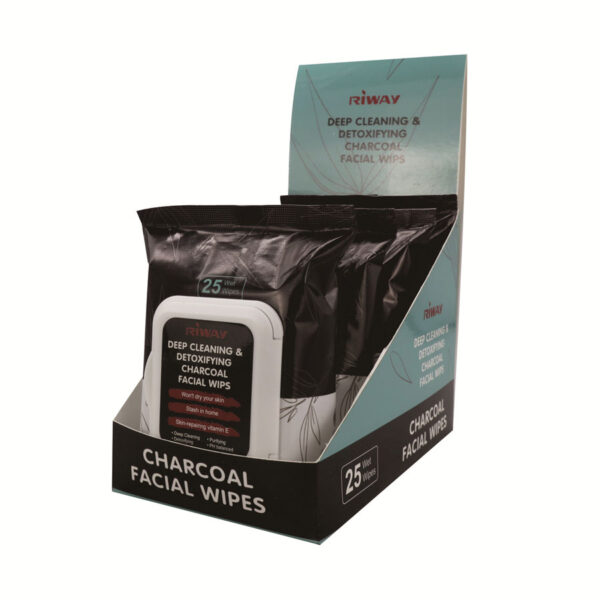 Deep Cleaning & Detoxifying Charcoal Facial Wipes