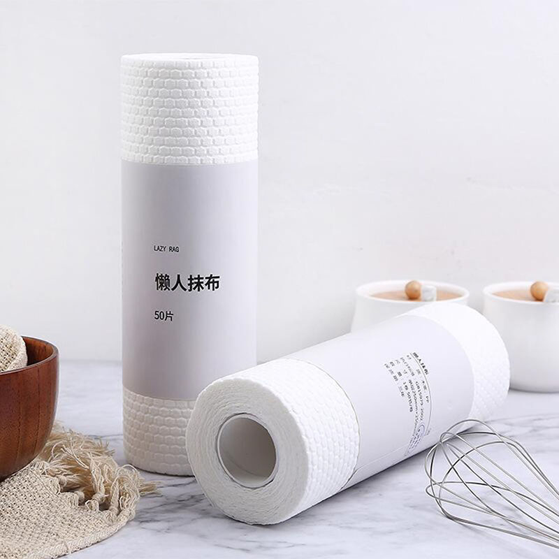 Kitchen Paper Cotton Lazy Rag Cleaning Cloths Washable Reusable Clean Towels  Tissue - China Paper Towel Roll and Nonwoven Towel Roll price