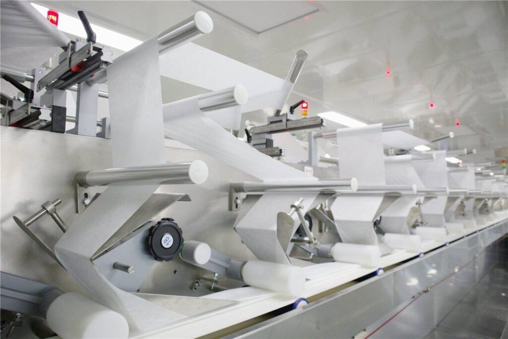 auto production line of wet wipes