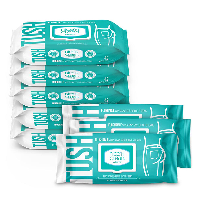 nice n clean adult flushable wipes