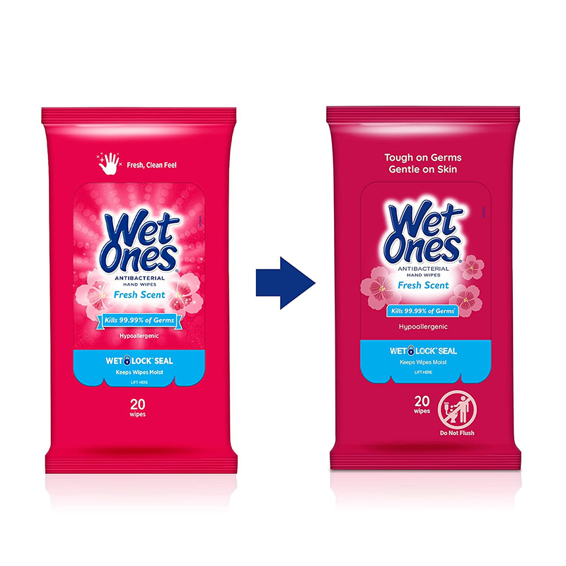 wet ones antibacterial hand wipes