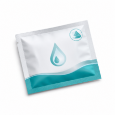Sachet package flushable wet wipes