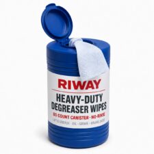 RIWAY heavy duty degreaser wipes canister OEM