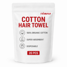 100% organic cotton disposable hair towel