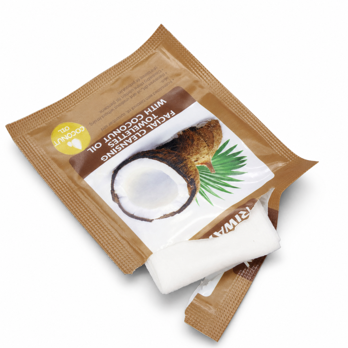 Deep Clean Coconut Oil Facial Wipes For Makeup - Image 4