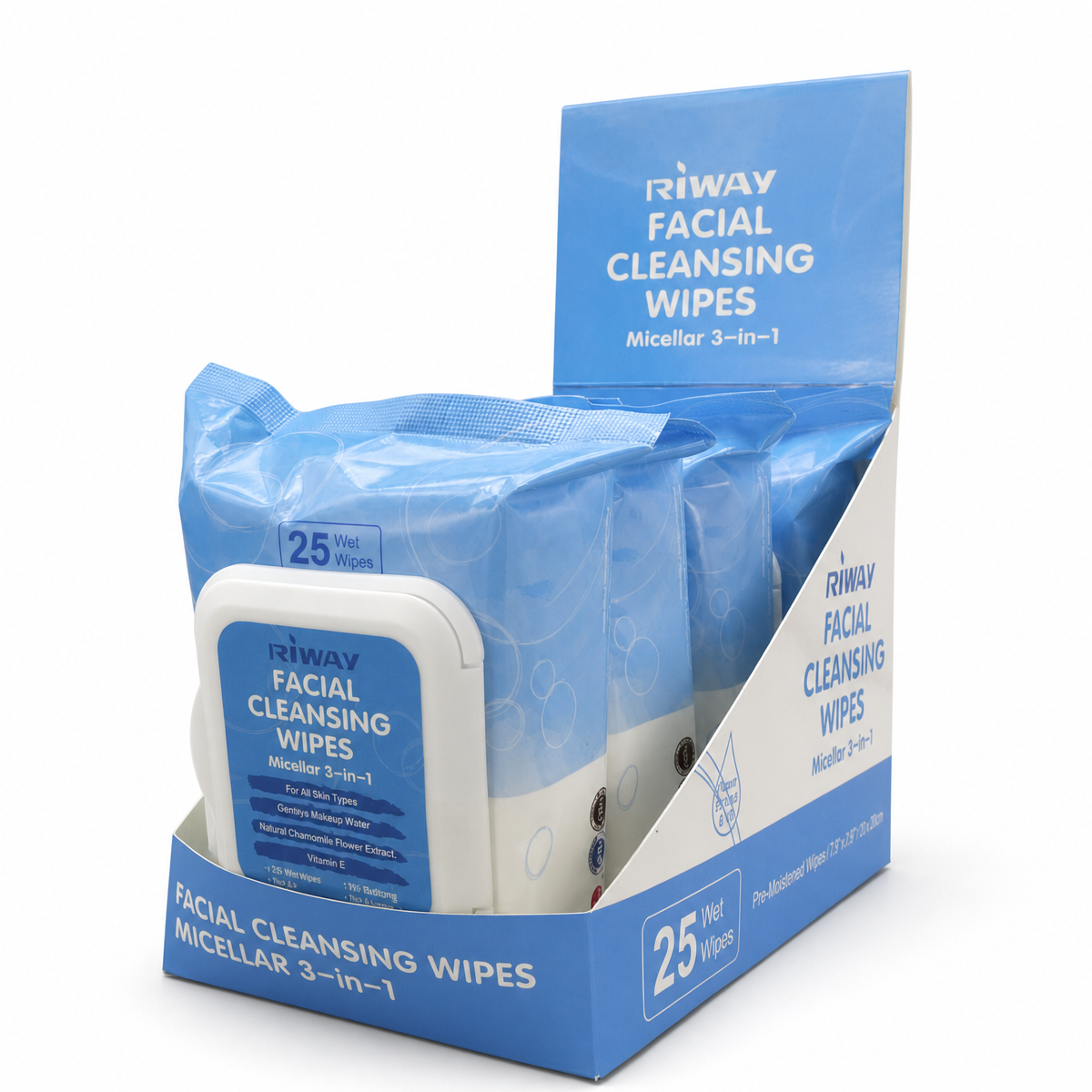 Micellar 3-in-1 Facial Cleansing Wipes Kit - Image 3