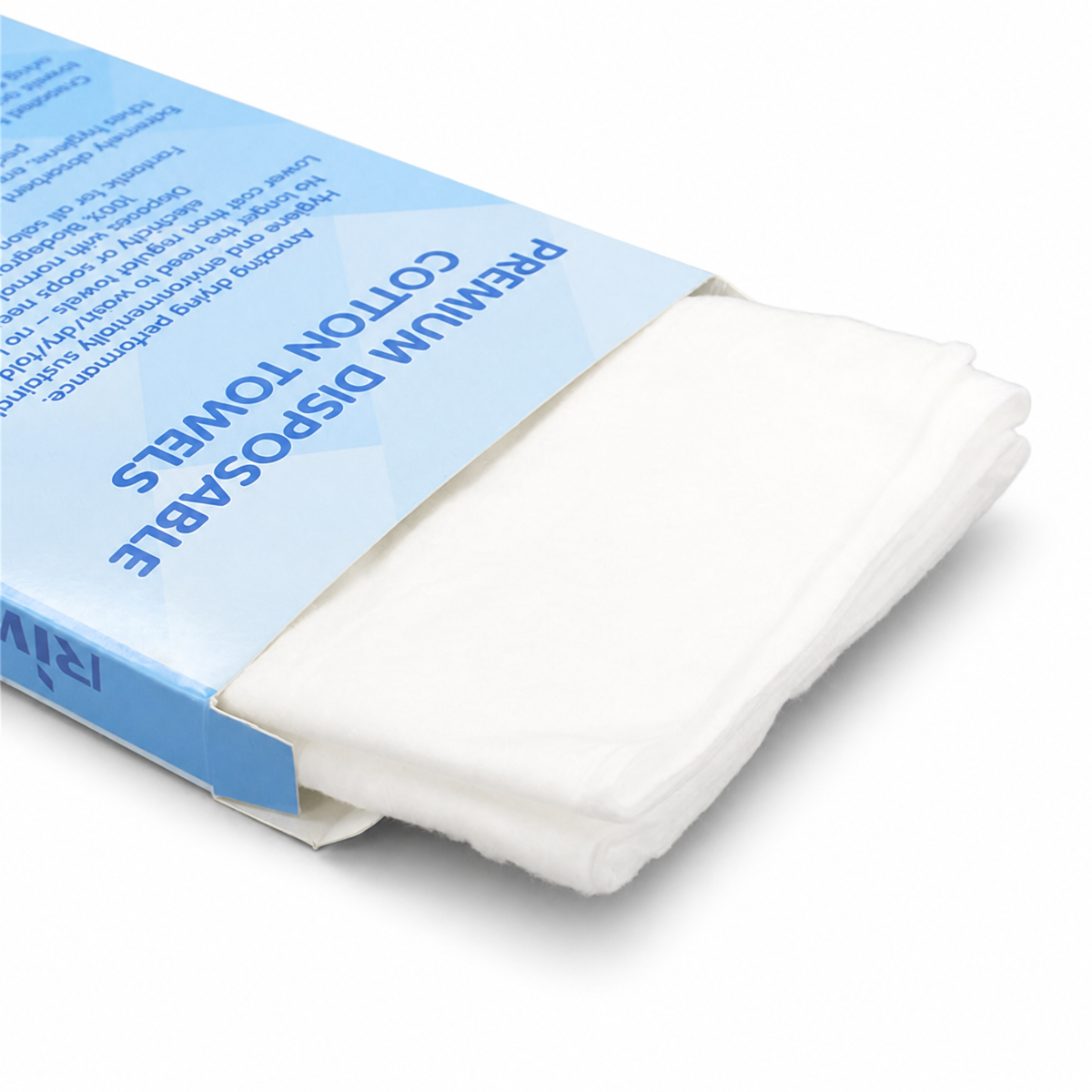 100% organic cotton disposable hair towel - Image 4