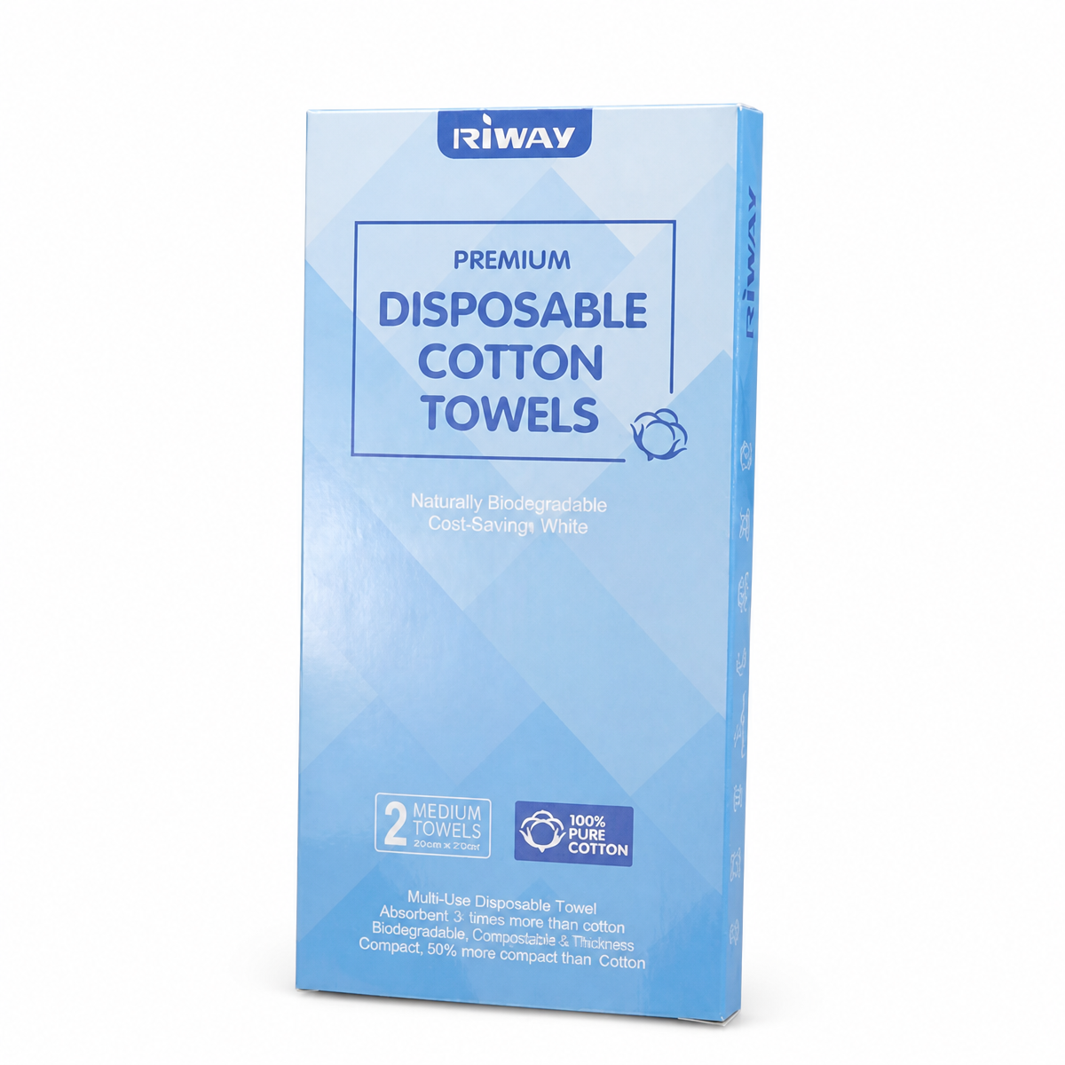 100% organic cotton disposable hair towel - Image 3