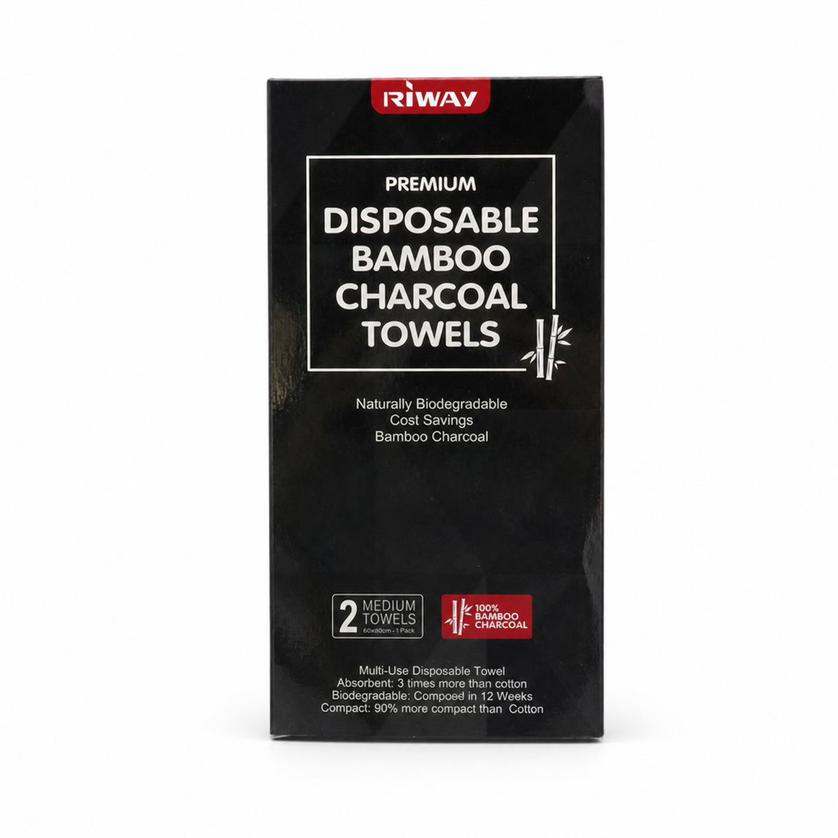Biodegradable Bamboo Charcoal Disposable Towels - Image 2