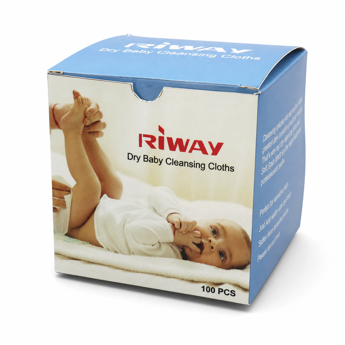 Baby Dry Wipes & Nappy Liners — 100 Count, 20×20 cm - Image 3